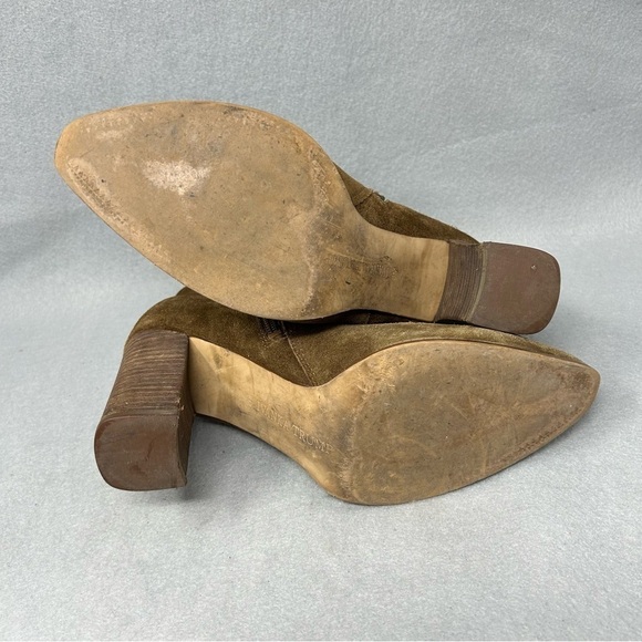 Ivanka Trump Brown Carver Suede Ankle Boots, Size 8 - Picture 7 of 12